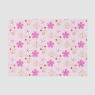 Papel De Seda Primavera Flores Cerezo Florencia Rubor rosa