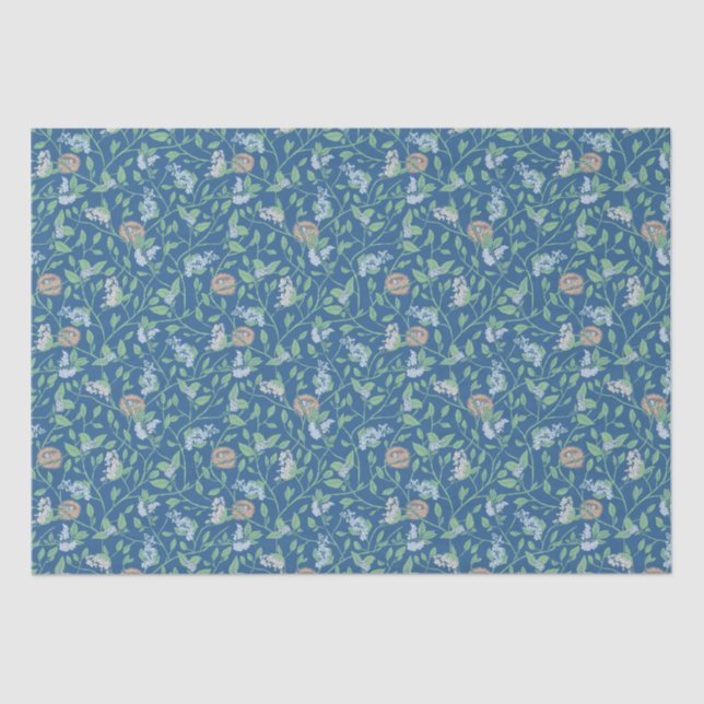 Papel De Seda Primavera Jardín Madre Día Robin Nest Reina Ann La (Anverso)