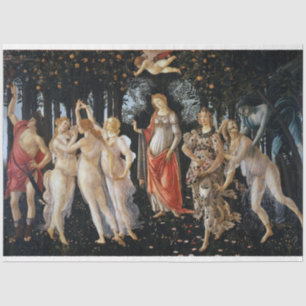 Papel De Seda Primavera, Sandro Botticelli, 1482