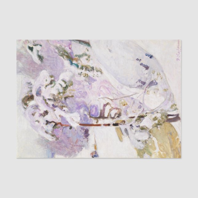 Papel De Seda Primavera temprana, Pekka Halonen (Anverso)
