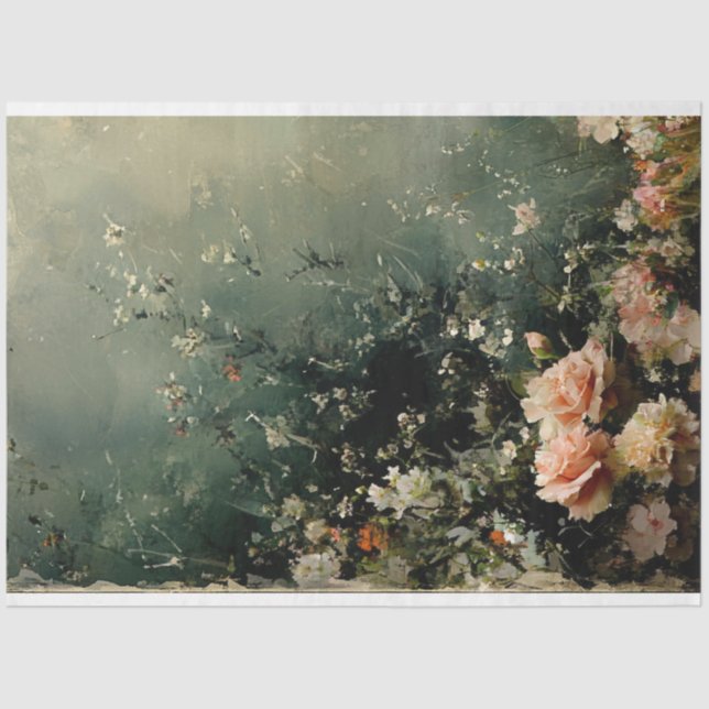 Papel De Seda Primavera Verde (Anverso)