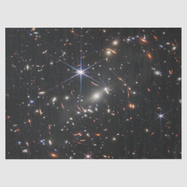 Papel De Seda Primer campo profundo del universo de James webb (Anverso)