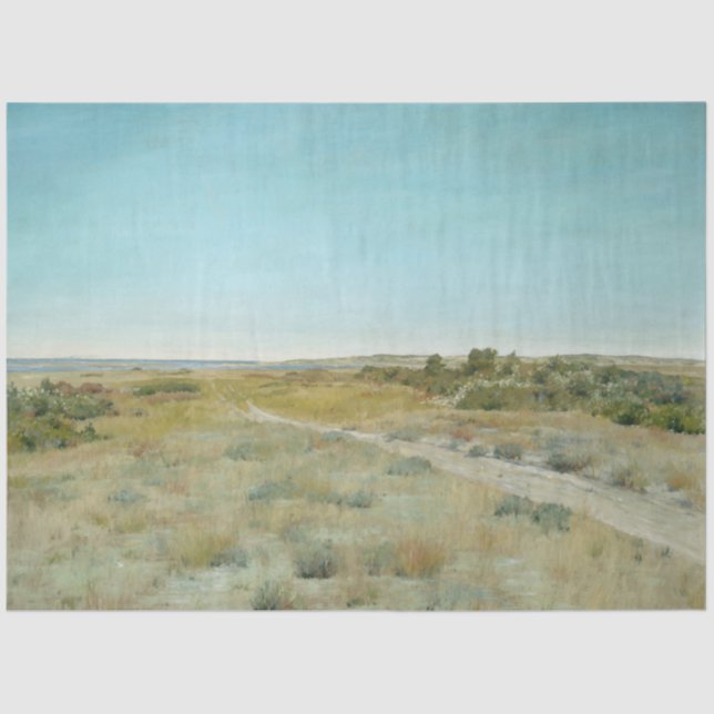 Papel De Seda Primer toque de otoño: Paisaje en el estado de Nue (Anverso)