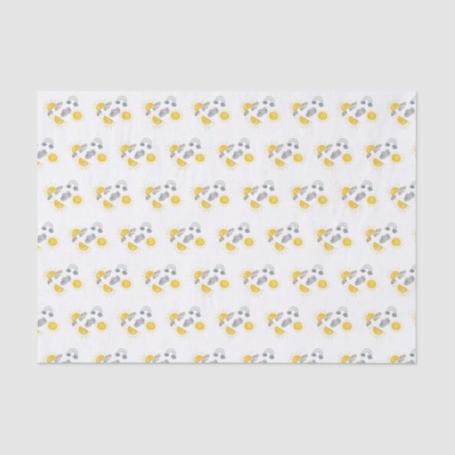 Papel De Seda Primer Viaje De Boho Alrededor Del Sol Primer Cump (Anverso)