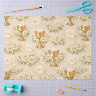 Papel De Seda Primera Comunión Diseño #10