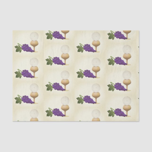 Papel De Seda Primera Comunión Santa (Anverso)