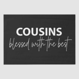 Papel De Seda Primos - Bendecidos con los mejores