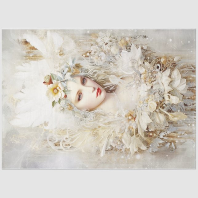Papel De Seda Princesa de nieve (Anverso)