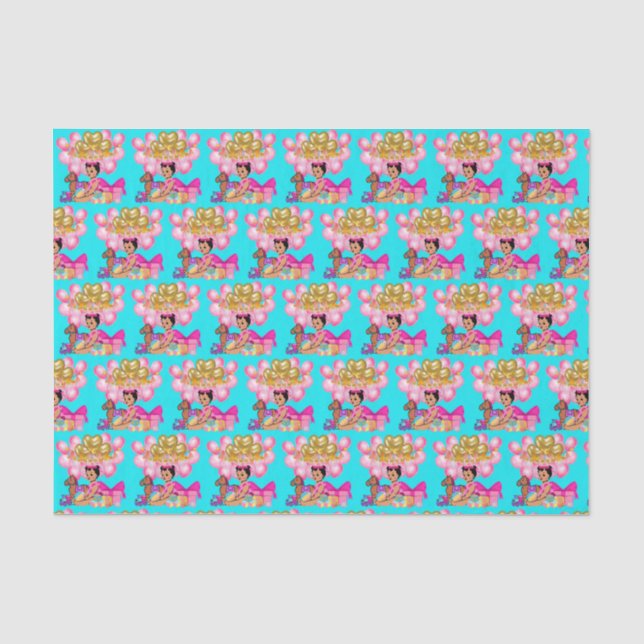 Papel De Seda Princesa de rosa (Anverso)