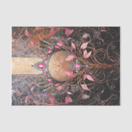 Papel De Seda Princesa del Mundo, Arte Deco Rosa Real
