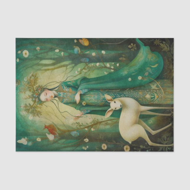 Papel De Seda Princesa Forestal de Fairytale (Anverso)