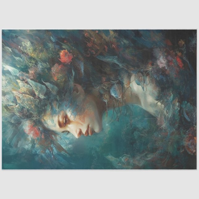 Papel De Seda Princesa Sirena (Anverso)