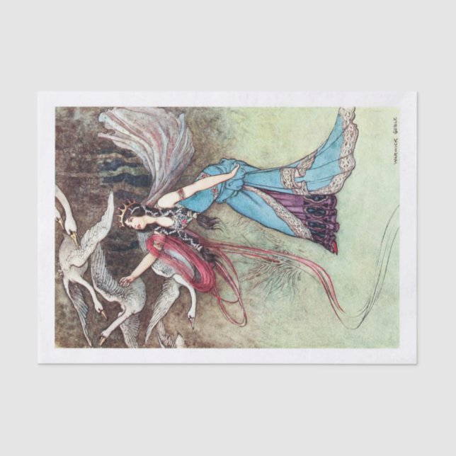 Papel De Seda Princesa Swan (Anverso)