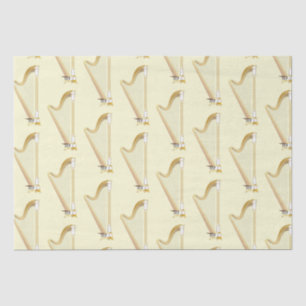 Papel De Seda Profesor de Música Harp