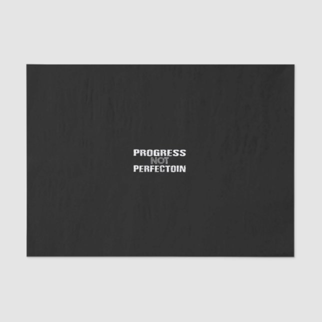 Papel De Seda progreso no perfección (Anverso)