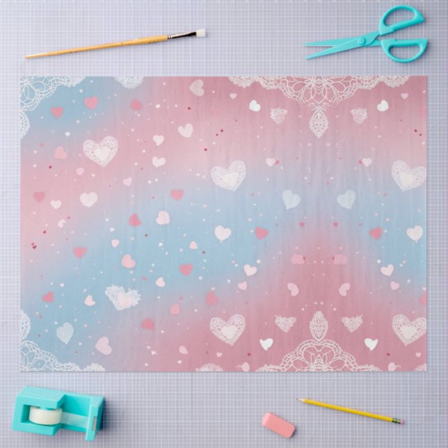 Papel De Seda Promesa de Pastel (Artesanía)