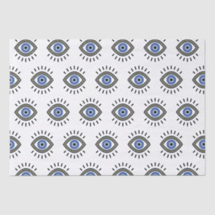 Papel De Seda Protección de ojos malvados, ojo azul griego