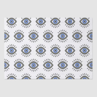 Papel De Seda Protección de ojos malvados, ojo azul griego