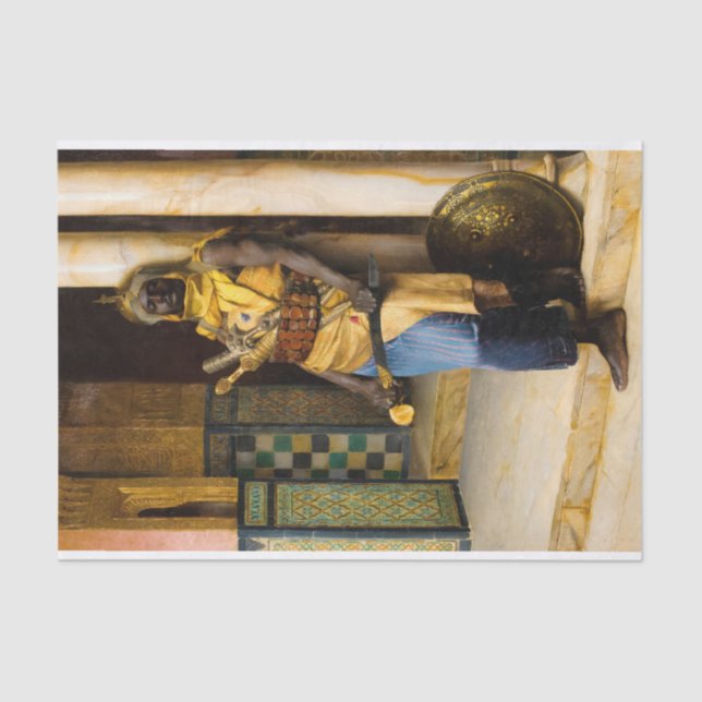 Papel De Seda Protegiendo el Palacio por Ludwig Deutsch (Anverso)