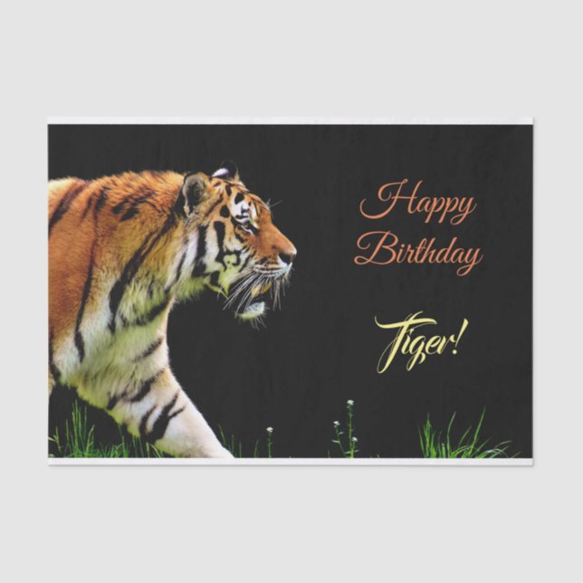 Papel De Seda Prowling Tiger (Anverso)