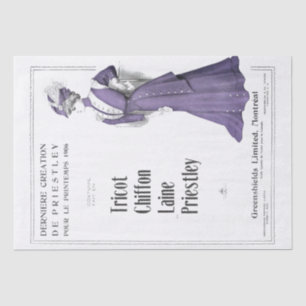 Papel De Seda Publicidad de moda francesa y desenlace de Lady Pu