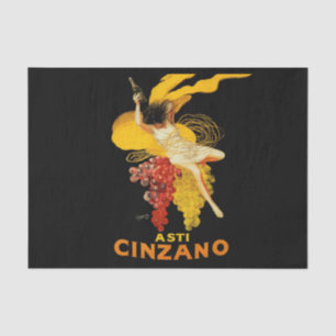 Papel De Seda Publicidad del cóctel Leonetto Cappiello Cinzano