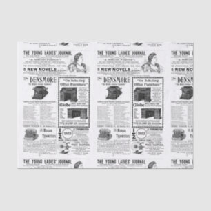Papel De Seda Publicidad del vintage