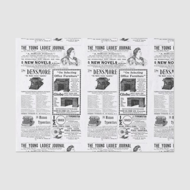 Papel De Seda Publicidad del vintage (Anverso)