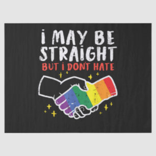 Papel De Seda Puede que sea heterosexual pero no odio la bandera