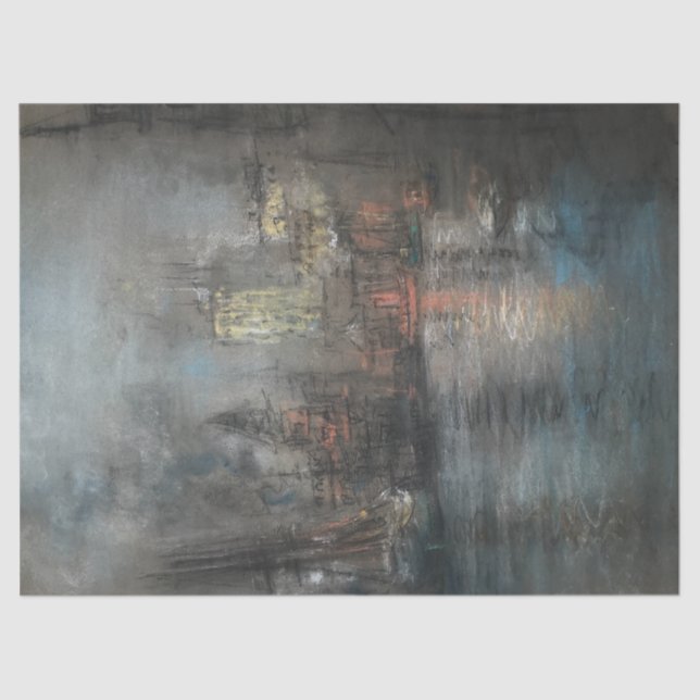 Papel De Seda Puerto ocupado (por Glenn Cooper Henshaw) (Anverso)