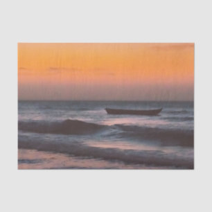 Papel De Seda Puesta de sol de los mares en Jericoacoara, Ceara,