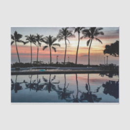 Papel De Seda Puesta del sol del día de navidad