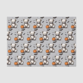 Papel De Seda Pumpkin Teddy Baby Shower