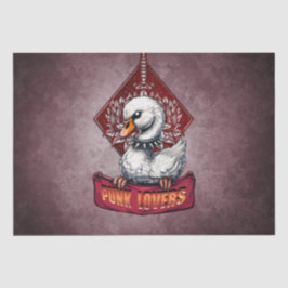 Papel De Seda Punk Swan: El rebelde de plumas.