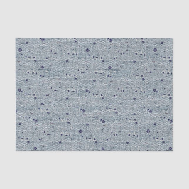 Papel De Seda Puntada de la piedra azul (Anverso)