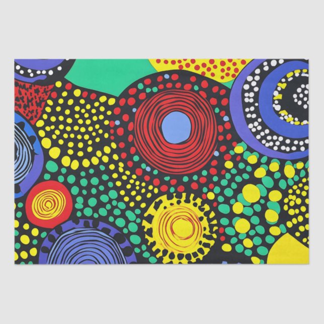 Papel De Seda Punto abstracto art. 3 (Anverso)