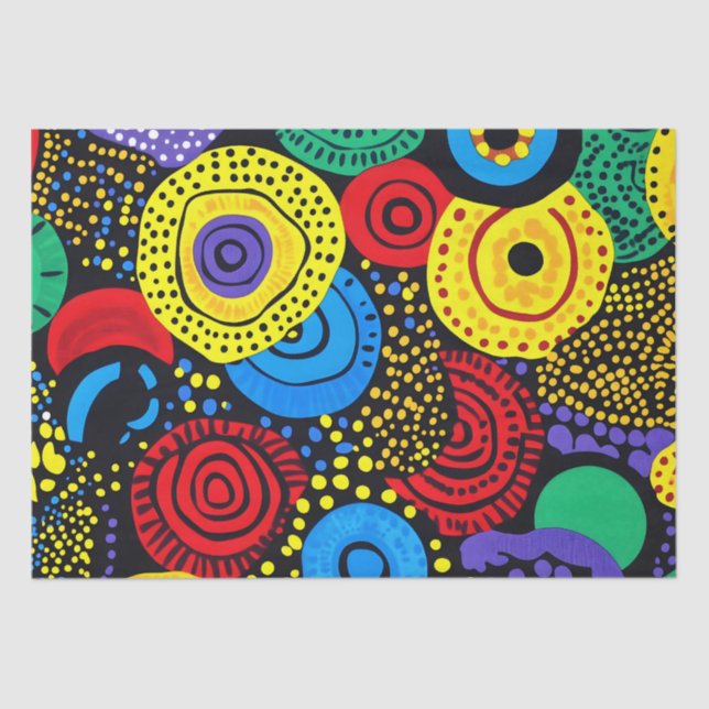 Papel De Seda Punto abstracto art. 4 (Anverso)