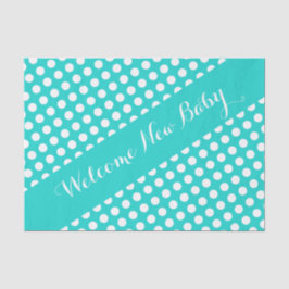 Papel De Seda Punto de Polka Cute Patterado