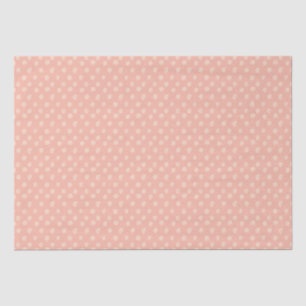 Papel De Seda Punto Polka Rosa de Rubor bonito