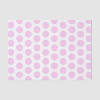 Papel De Seda Punto rosa de polka grande