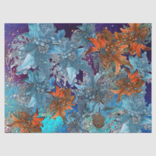 PAPEL DE SEDA PUNTOS AZULES ROJOS,ESTÁNDARES NAVIDADES EN DERRAM