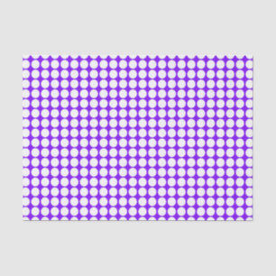 Papel De Seda Puntos Blancos Morados de Lunares