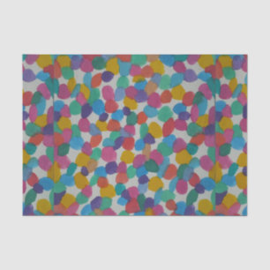 Papel De Seda Puntos coloridos de la acuarela