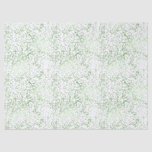 Papel De Seda Puntos de Confetti Mint (Anverso)