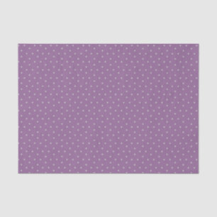 Papel De Seda Puntos de Polka Gris sobre fondo morado