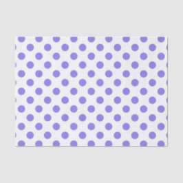 Papel De Seda Puntos de polka periwinkle