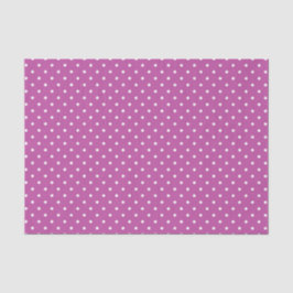 PAPEL DE SEDA PUNTOS DE POLKA PURPLE & WHITE EASTER
