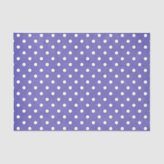 PAPEL DE SEDA PUNTOS DE POLKA PURPLE Y BLANCO