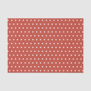 PAPEL DE SEDA PUNTOS DE POLKA ROJOS Y BLANCOS