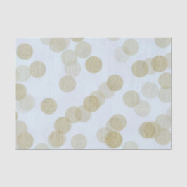 Papel De Seda Puntos de purpurina con brillo azul y dorado